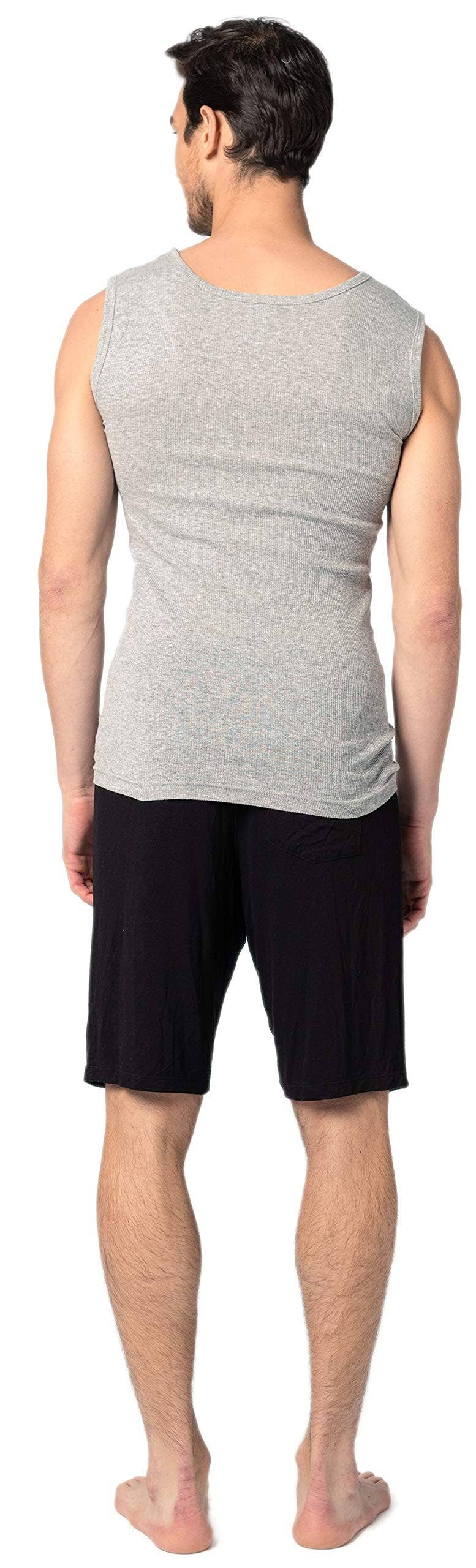 I-Wear Brands - Wholesale Tank Top - Men's - 10 Pack Men's 100% Cotton Ribbed Muscle Tank Top Undershirt6