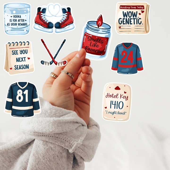 Heated Rivalry Stickers | Hockey | LGBTQ+ for wholesale by brattybloom