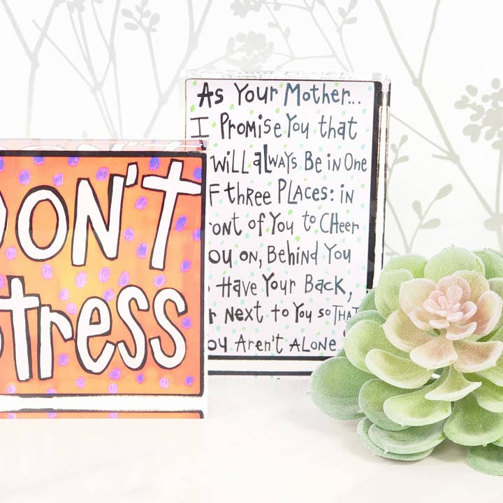 Julie Abbott Art - Wholesale Art Print - As Your Mother Acrylic Block3