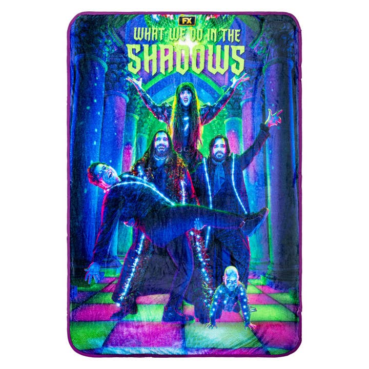 What We Do In The Shadows Disco Throw Blanket for wholesale by Toynk