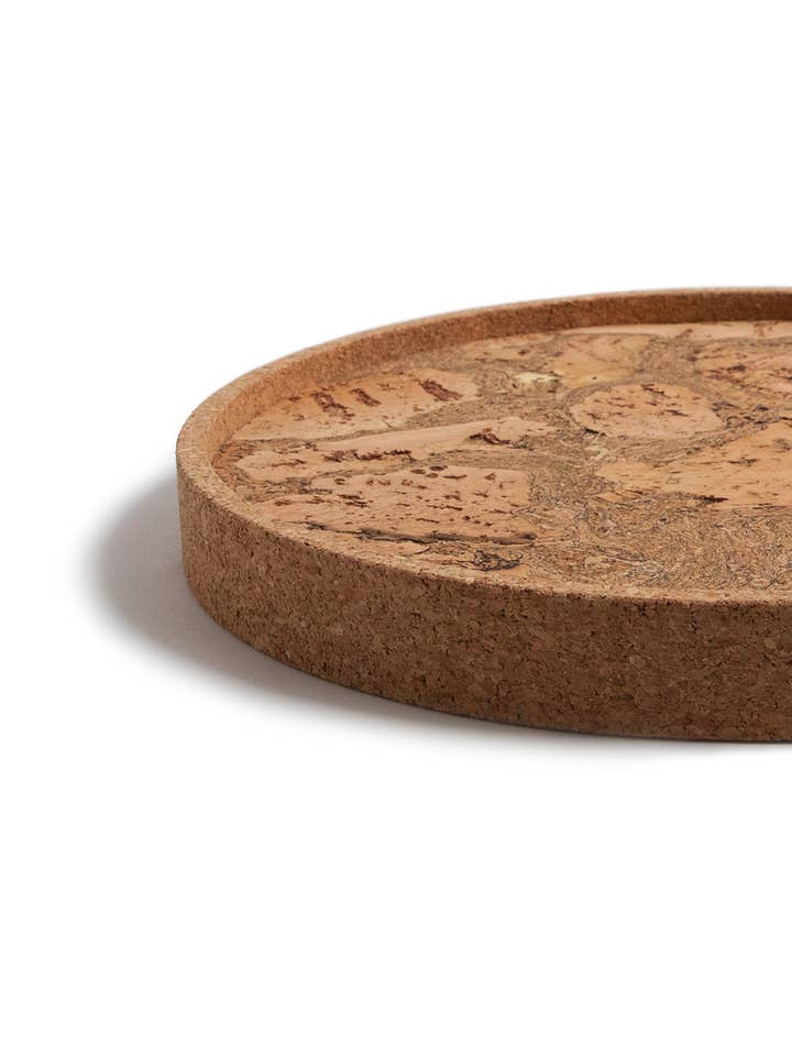 12" Tray Chic | Cork Montado for wholesale by TRASHY GOODS