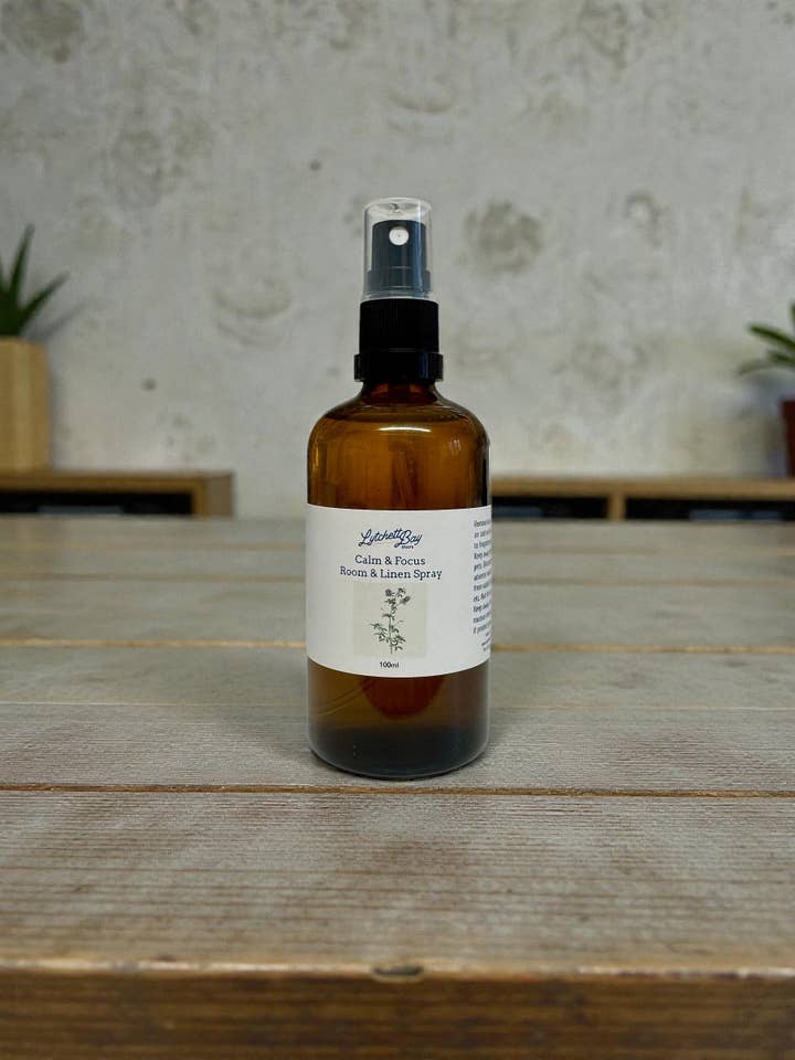 Calm and Focus Room and Linen Spray - 100g for wholesale by Lytchett Bay Soaps