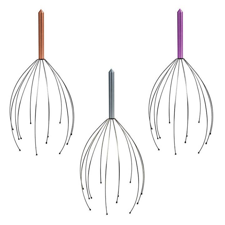 Kikkerland Design Inc - Wholesale Head Scratcher/Massager - Head Massager