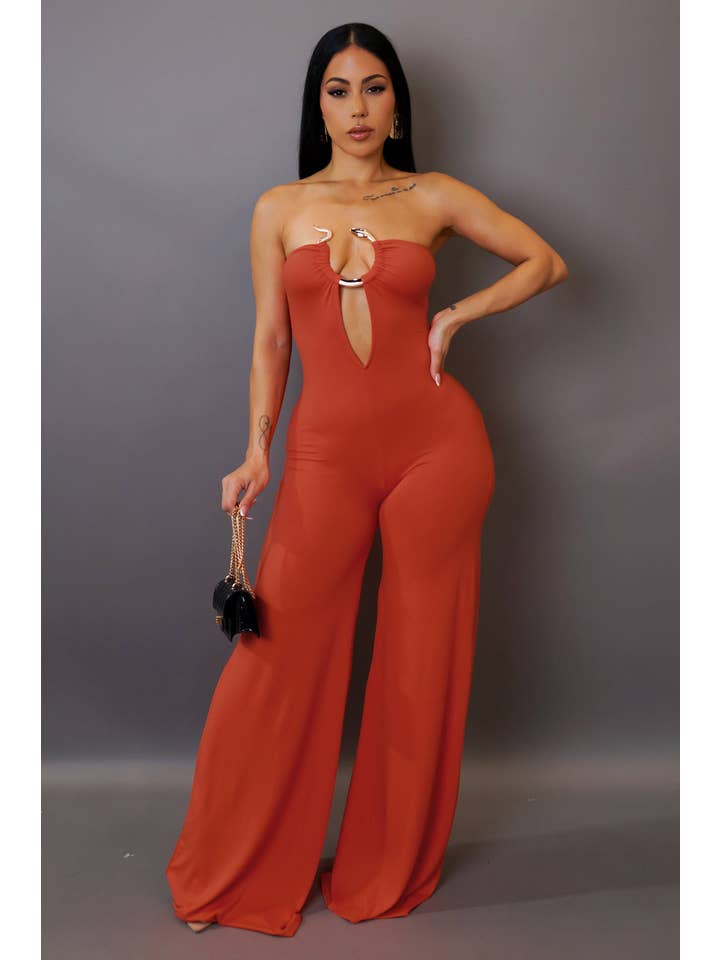 5besties inc - Wholesale Jumpsuit - Women's - STRAPLESS WIDE LEG JUMPSUITS2