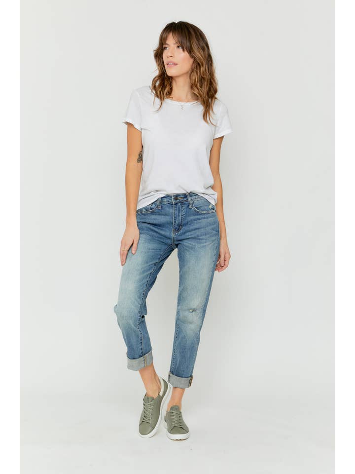 Oliver Logan - Wholesale Jeans - Women's - Crosby High Rise Jean, 4 Year Vintage