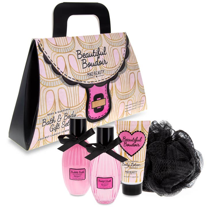 Mad Beauty USA LLC - Wholesale Bath & Body Set - Mad Beauty Boudoir Bath Gift Set