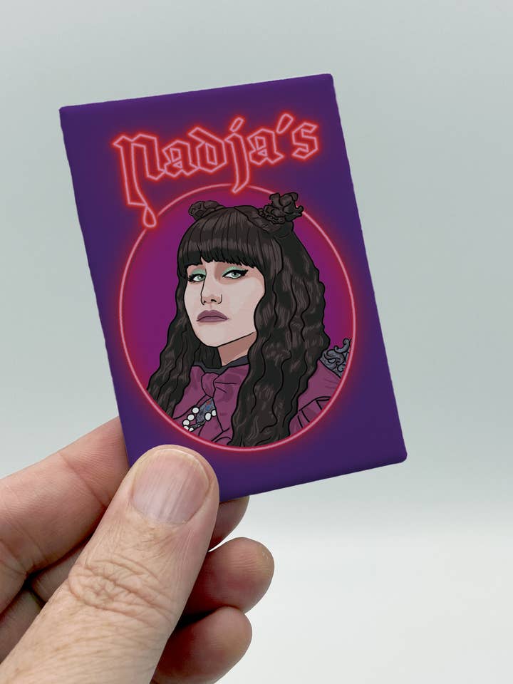 Nadja's Souvenir Magnet - What We Do In The Shadows for wholesale by The Red Swan Shop