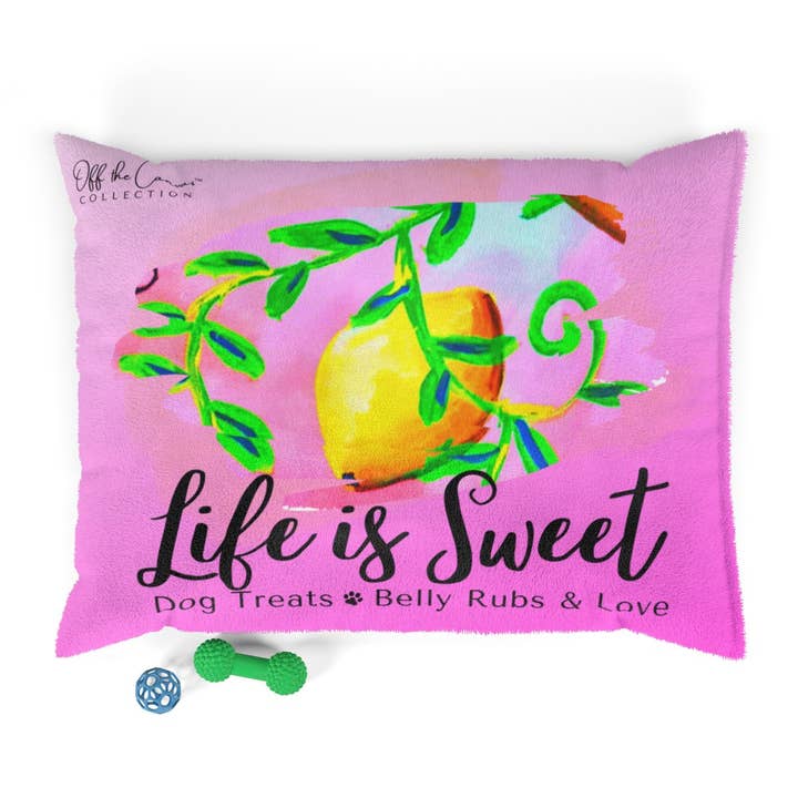 Life is Sweet Cama Pet por atacado de Off the Canvas Collection, LLC