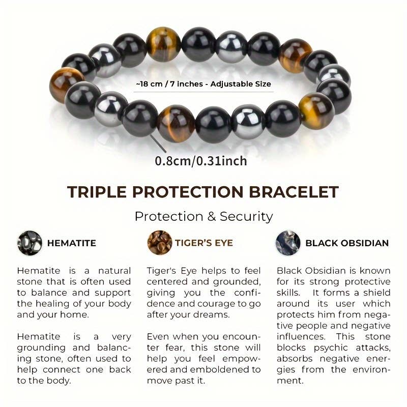 Shop Celino - Wholesale Armband met kralen - 8 mm armband met drievoudige bescherming5