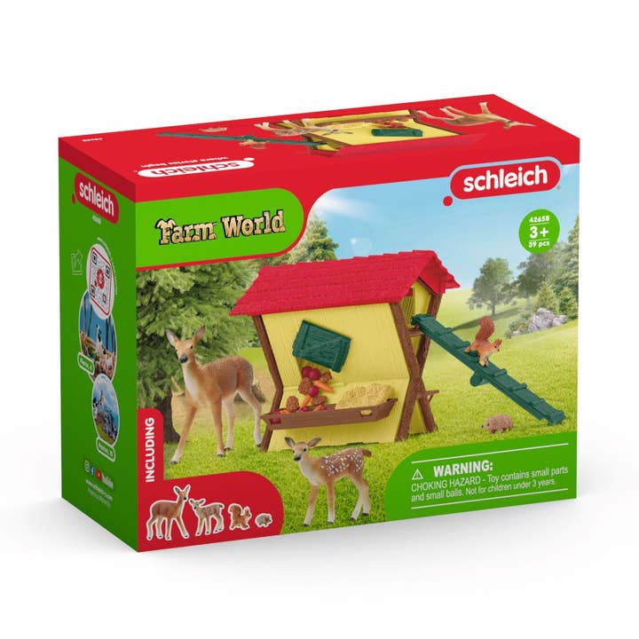 Feeding the Forest Animals Playset for wholesale by Schleich