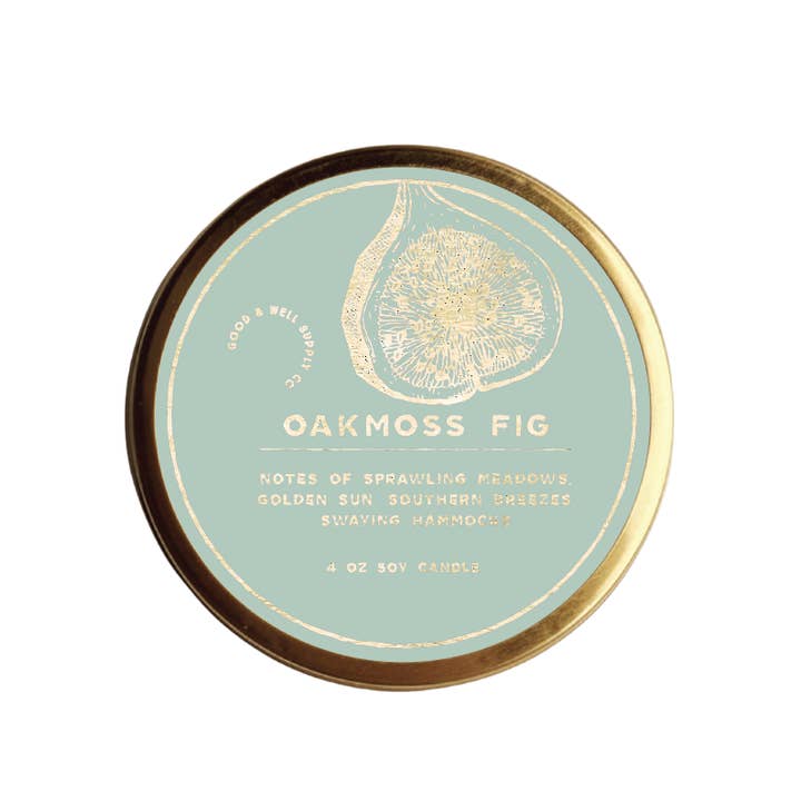 Good & Well Supply Co. - Wholesale Travel Candles - Oakmoss Fig Candle0