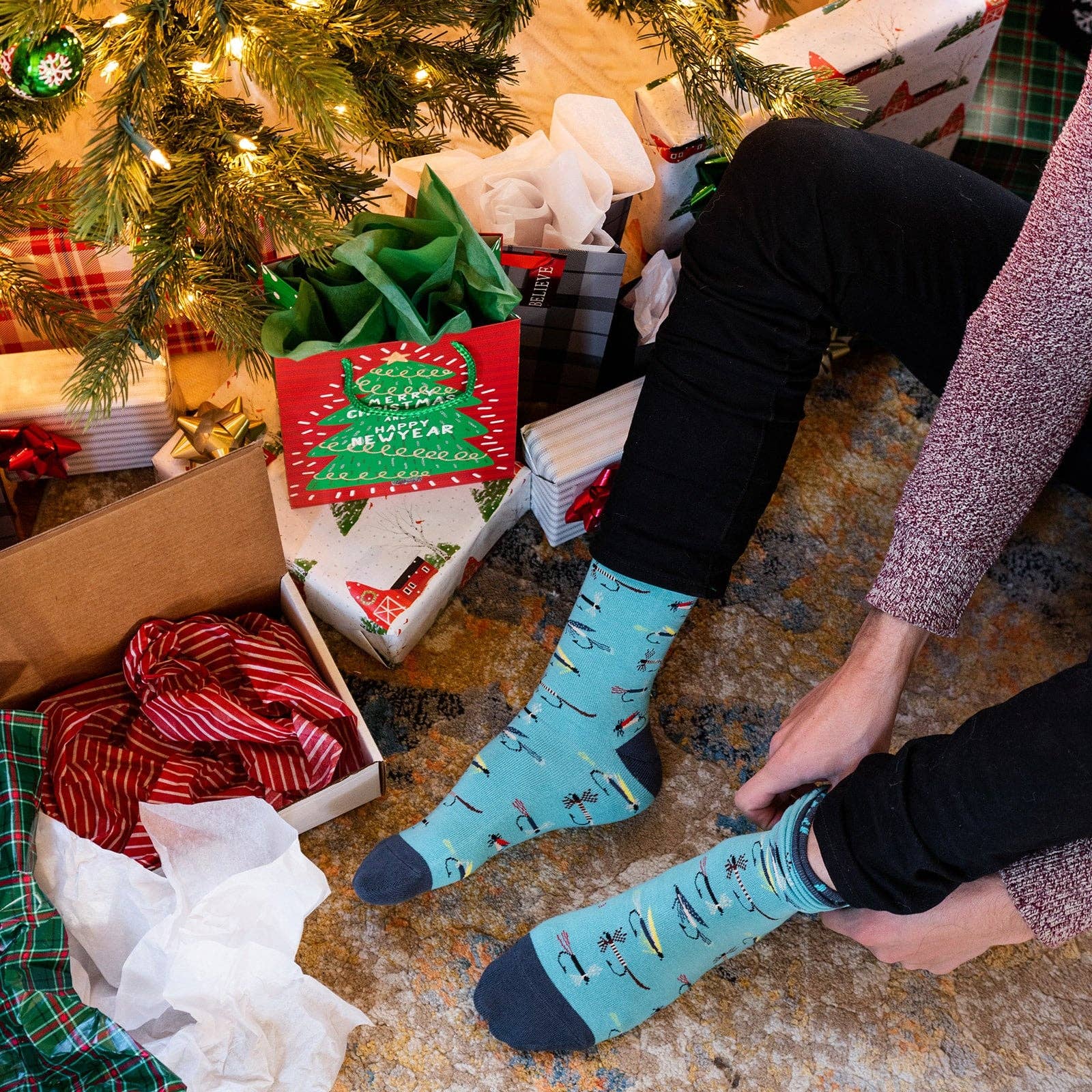 Lavley - Wholesale Socks - Unisex - I'd Rather Be Fly Fishing Socks9