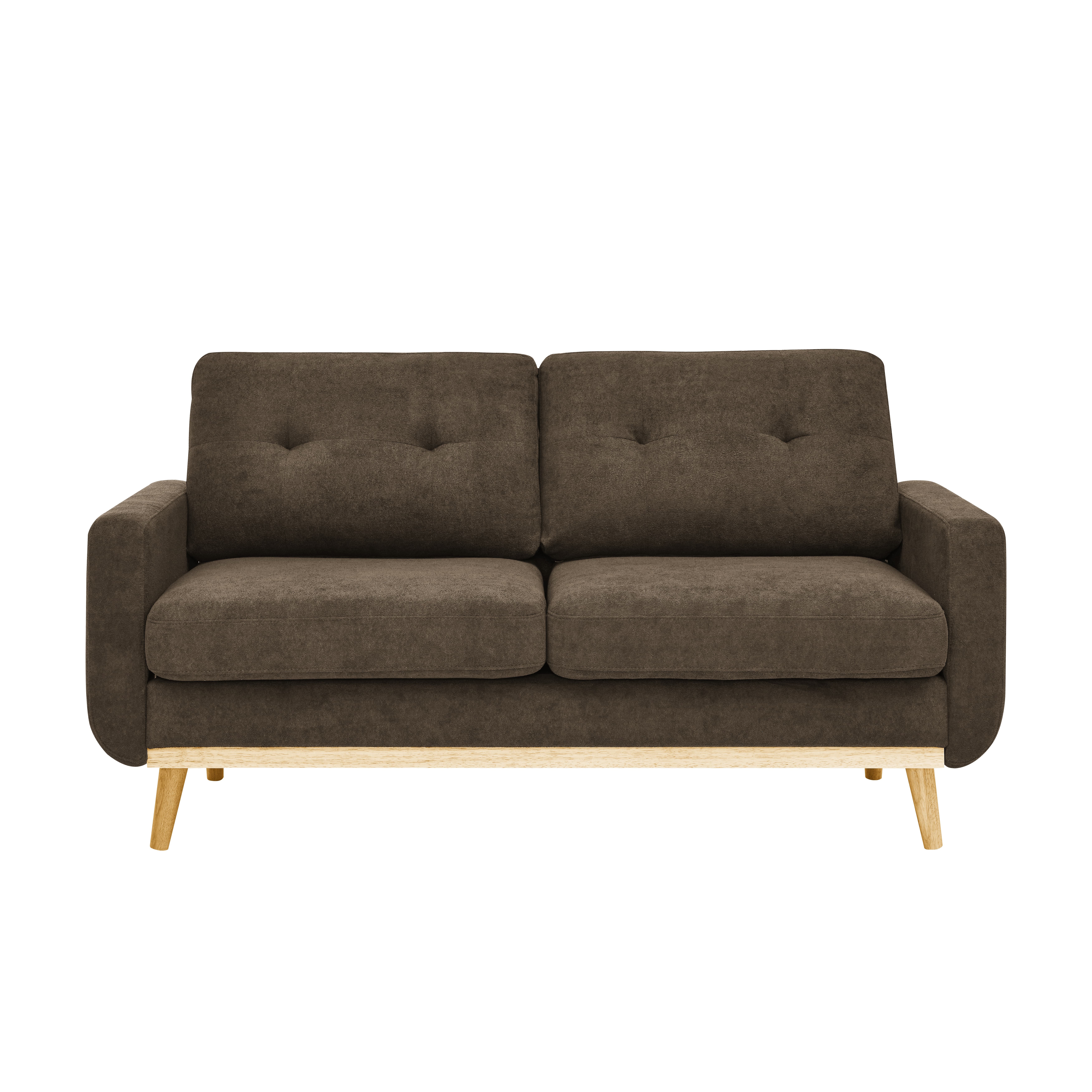 39F Inc. - Wholesale Sofa - Mid-Century 67.7in Tufted Loveseat Sofa with Wood Legs4