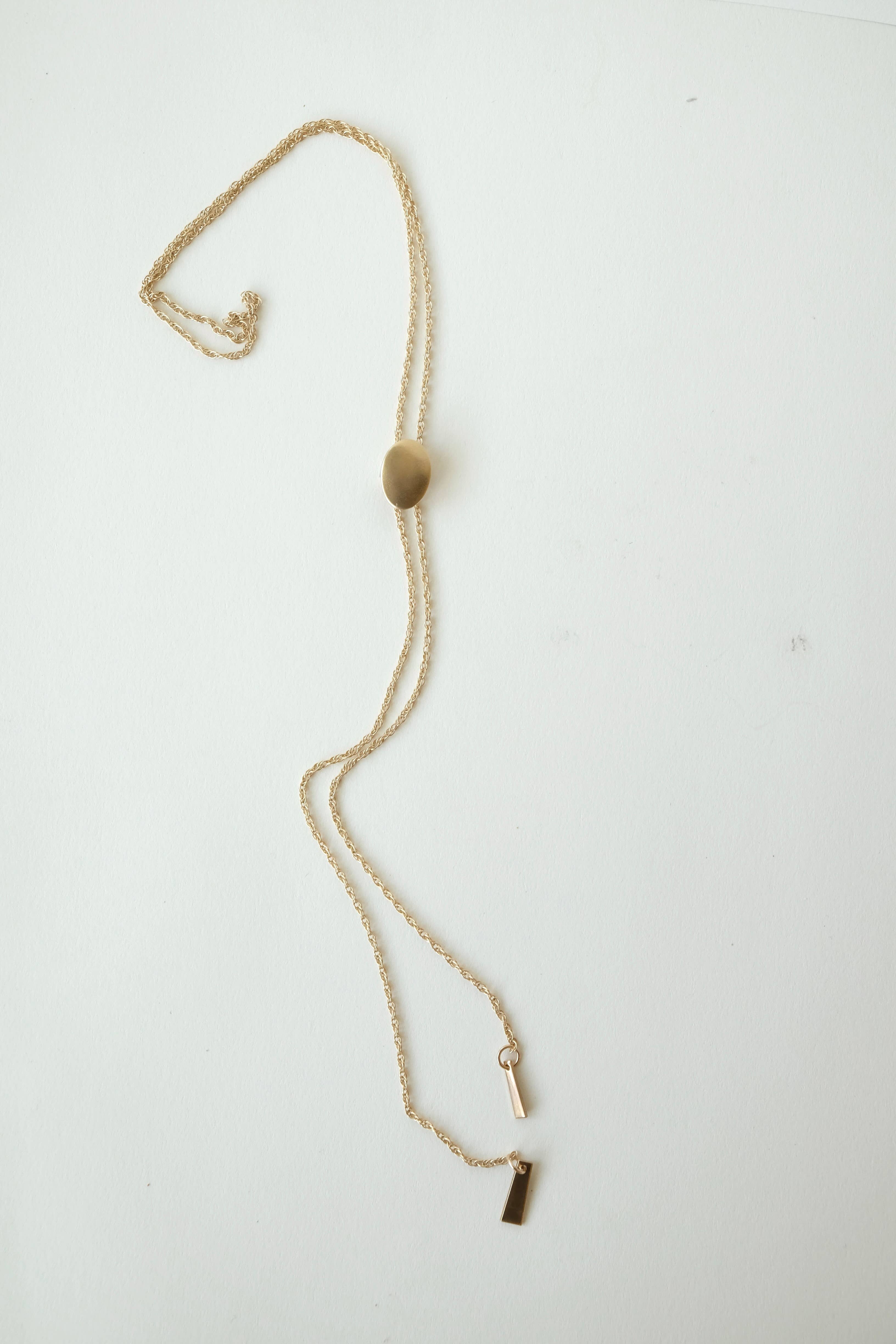 Sarah Safavi Jewelry - Wholesale Pendant/Charm Necklace - Ascent Bolo Necklace Gold or Silver3