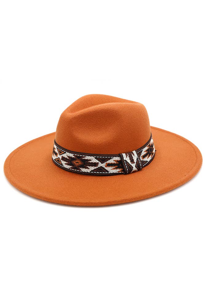Hana - Wholesale Fedora - Women's - Tribal Band Panama Hat0
