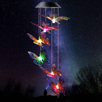 Curtain Lights String Fairy Lights – Solar Wind Led Chime