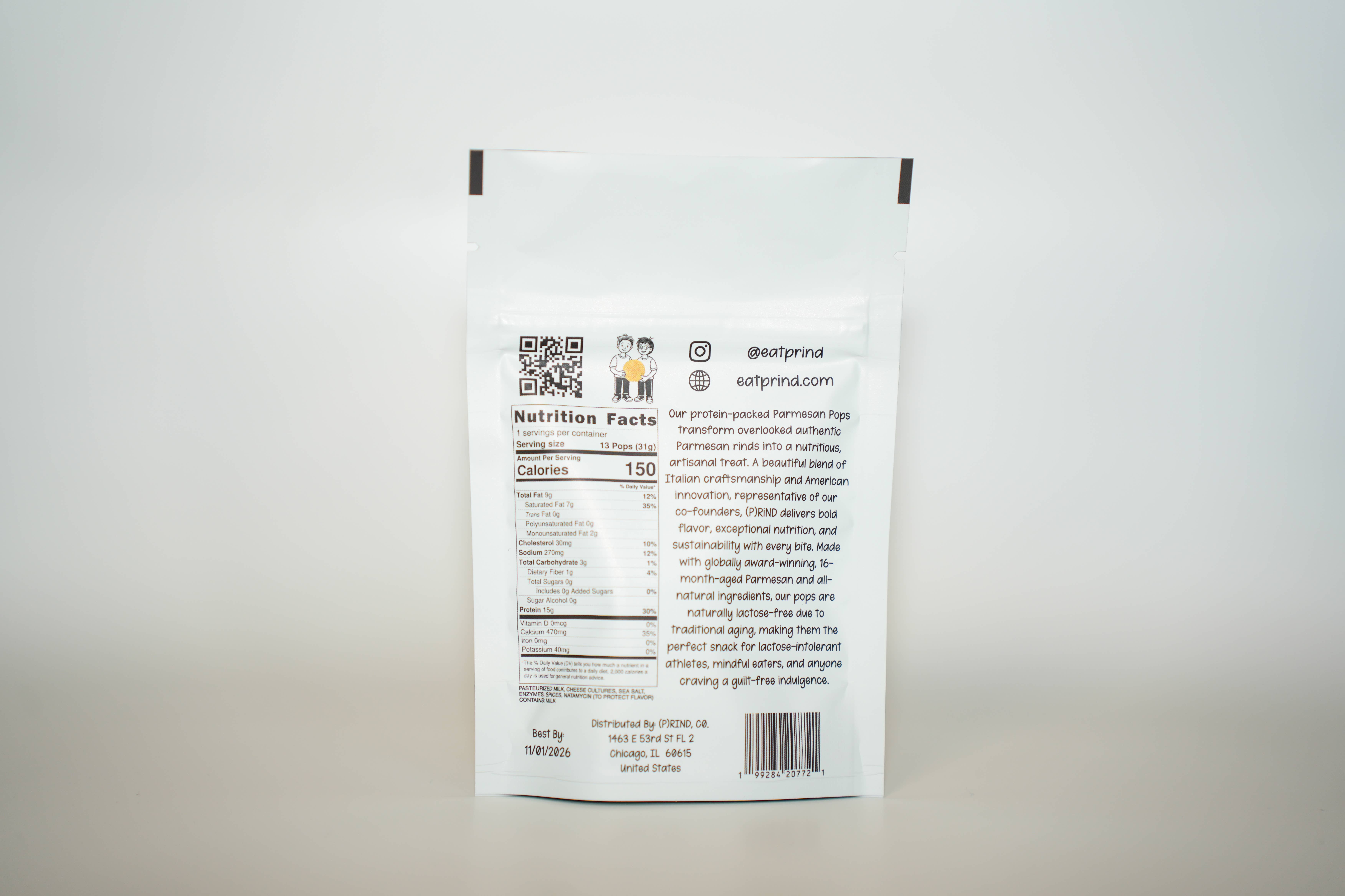 (P)rind, Co. - Wholesale Puffed Snack - Tomato Basil Parm Pops Snack Pack1