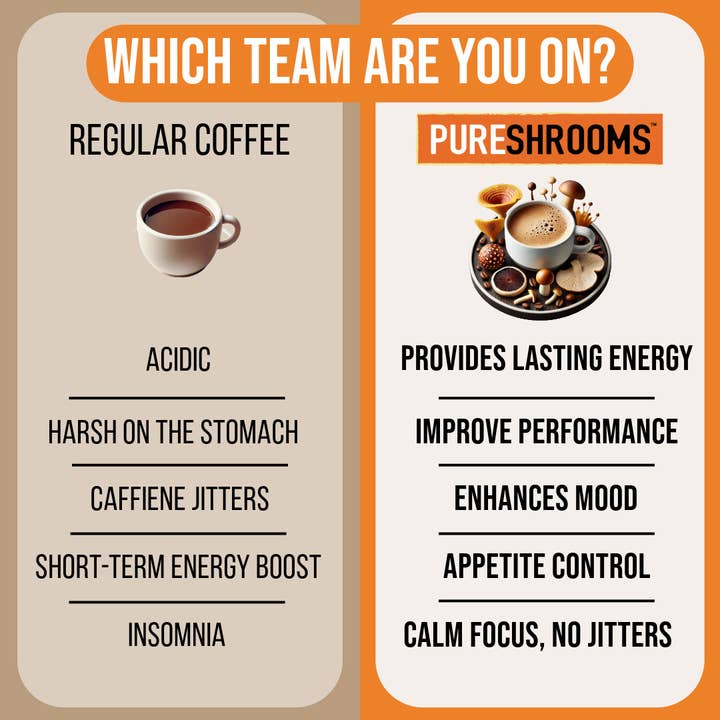 PureShrooms Inc. - Vente Café moulu - Café Moulu aux Champignons PureShrooms Energize 340g6