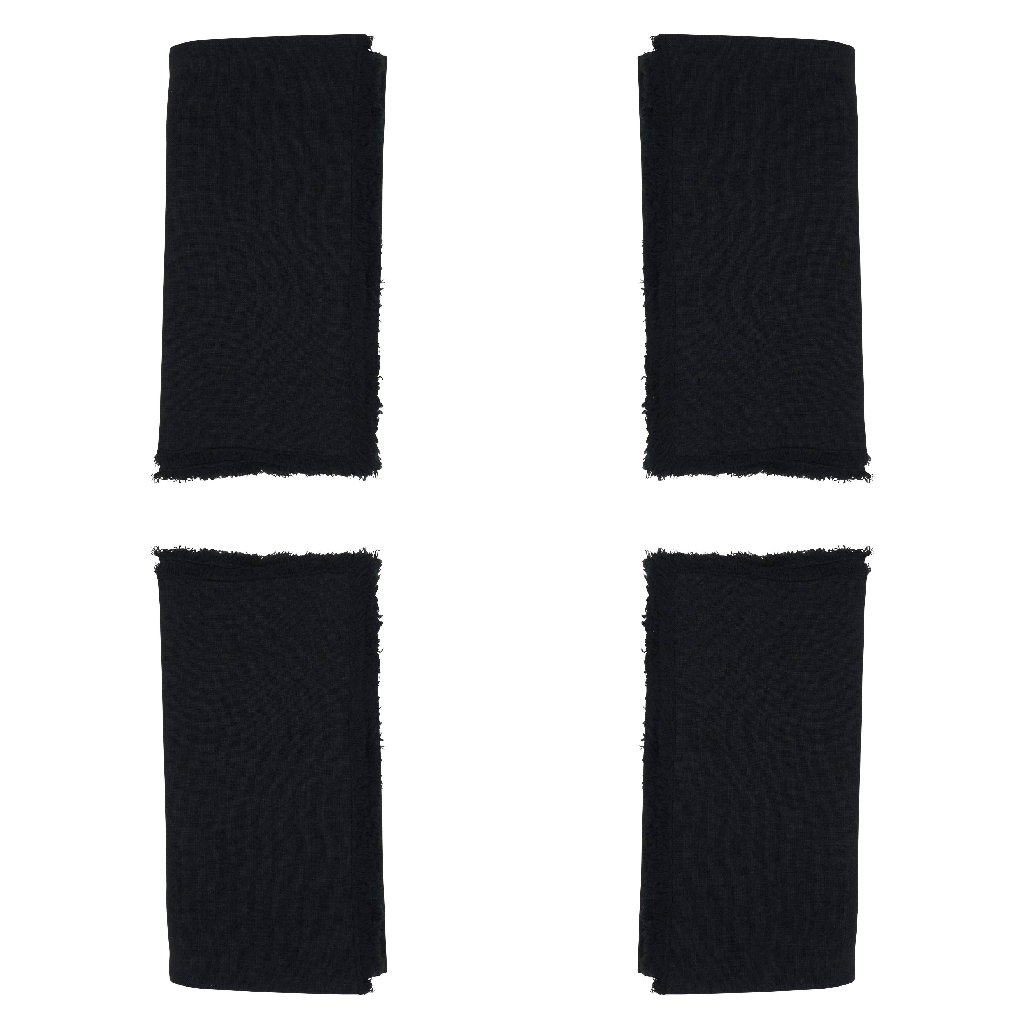 Saro Lifestyle – wholesale Dinner & cloth napkin – Fringed Design Stone Washed Napkin10