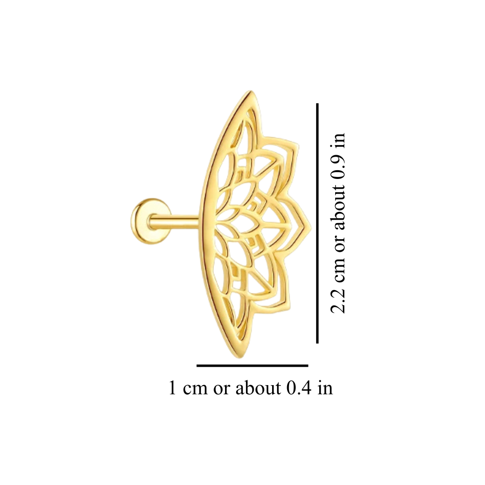 Ashlen - Wholesale Stud/Post Earrings - MANDALA HELIX EARRING6