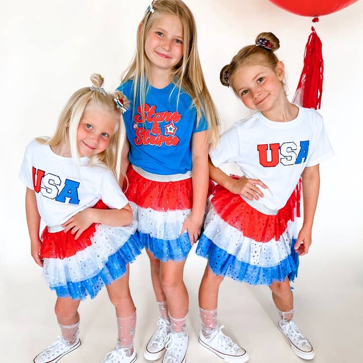 Sweet Wink - Wholesale Hair Clip - Kids - Bomb Pop Clip Set - 4th of July - Hair Clips