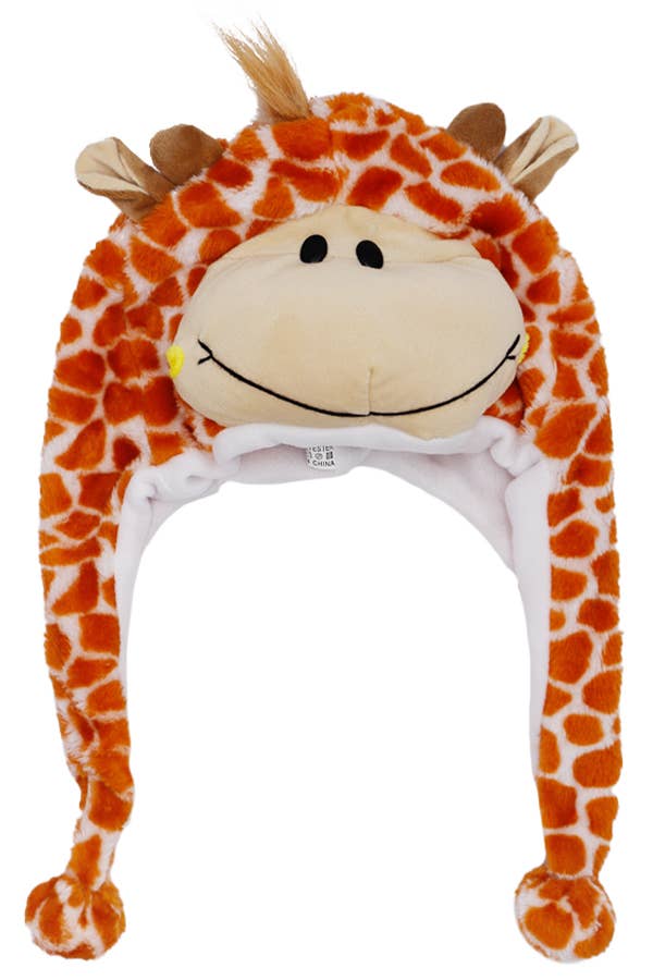 Cap Zone - Wholesale Costume - Women's - Animal Plush Teddy Fur Hat with Short Ear Flaps6