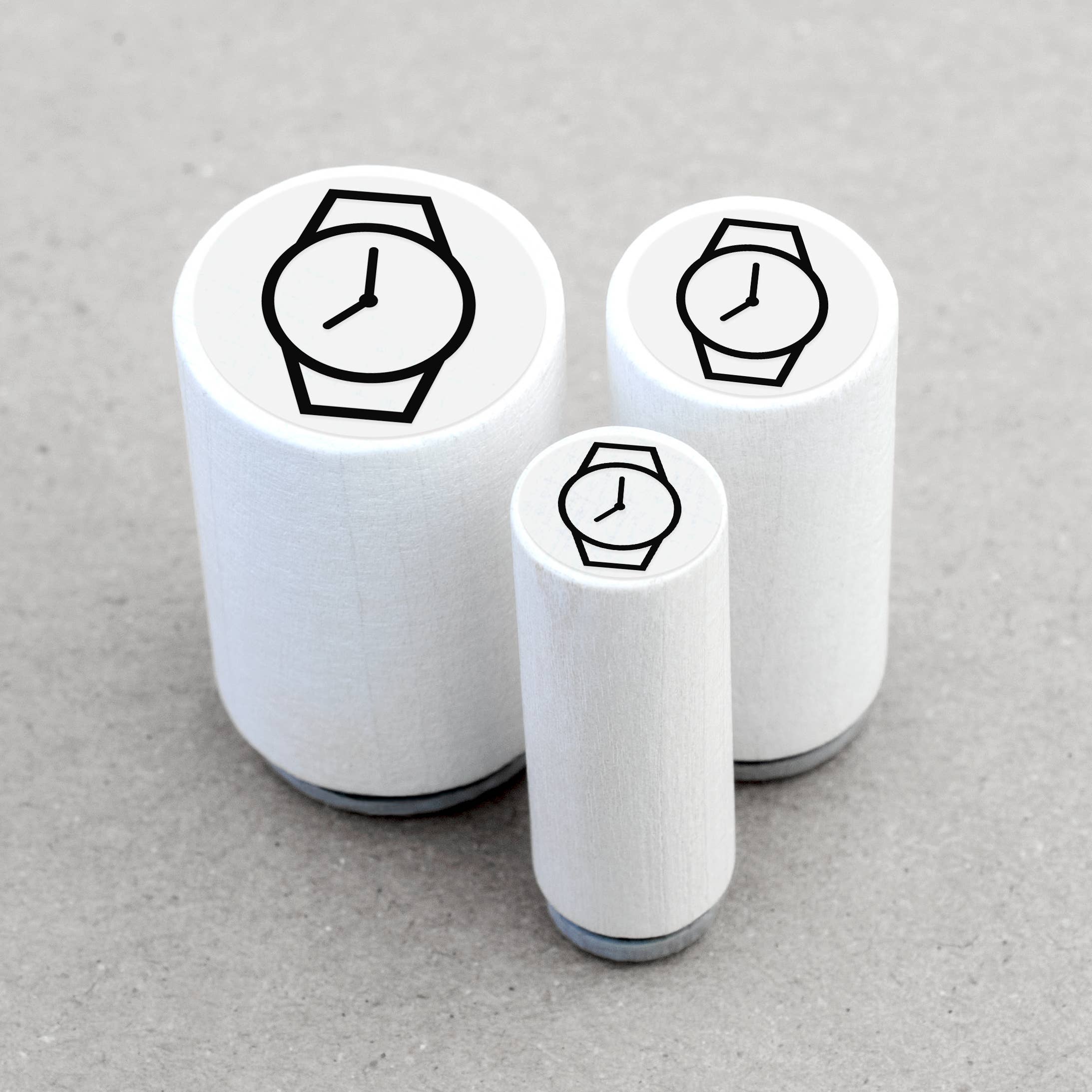 Merry and Bright - Wholesale Rubber/Decorative Stamp - Mini stamp wristwatch1