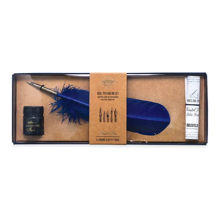 Manuscript Heritage Gift Set - Quill Pen & Ink and other Purchase Wholesale pen turning. Free Returns & Net 60 Terms on Faire trending on Faire.