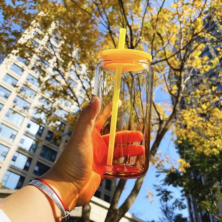 OMG Cups! - Wholesale Drinking Glass/Cup - Ombré 16oz Glass Cans2