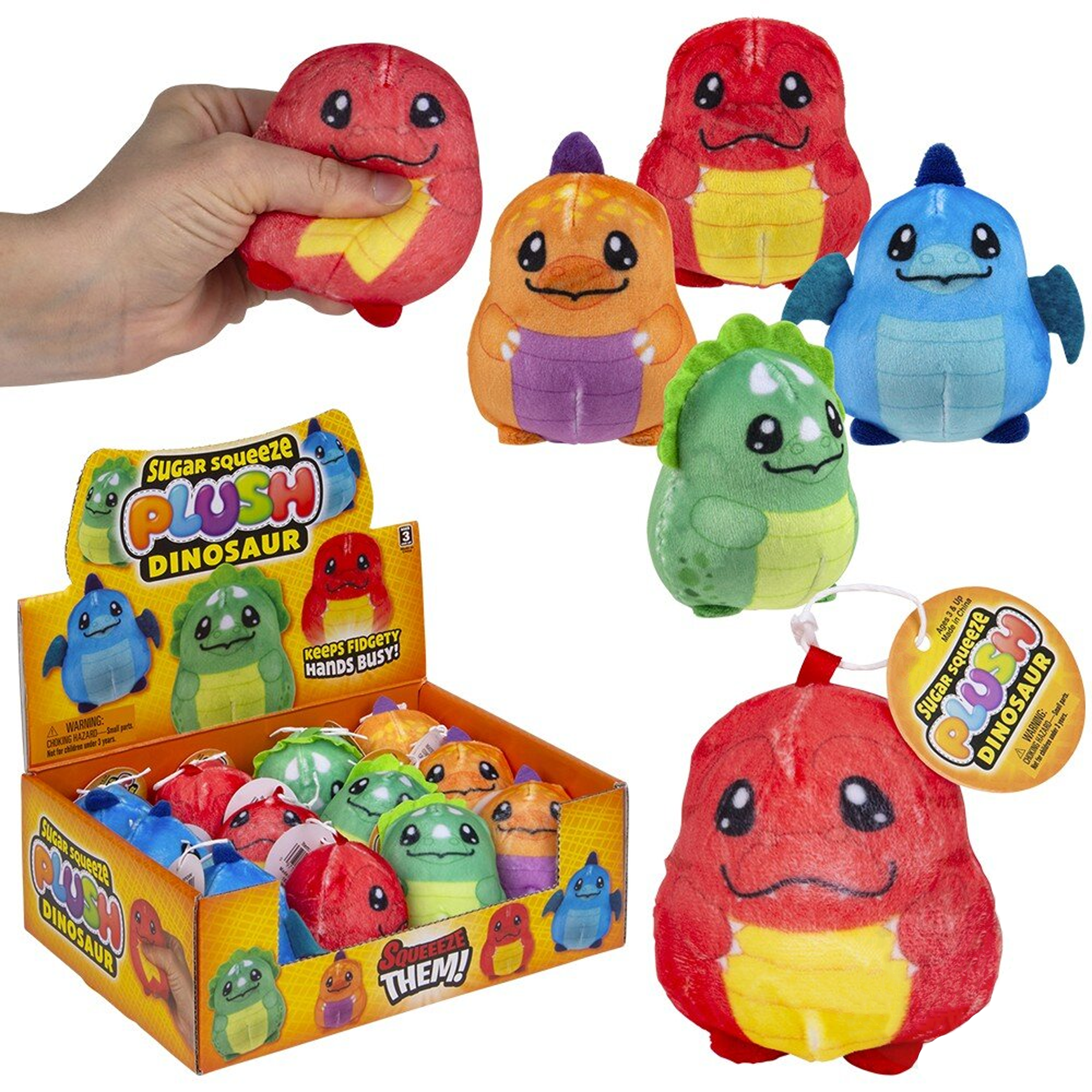 Pagdee Kids Juniors – wholesale Squishy toy – Kids & Baby – Holiday Décor Squeeze Sugar Plush Dinosaur Kids Toy Assorted0