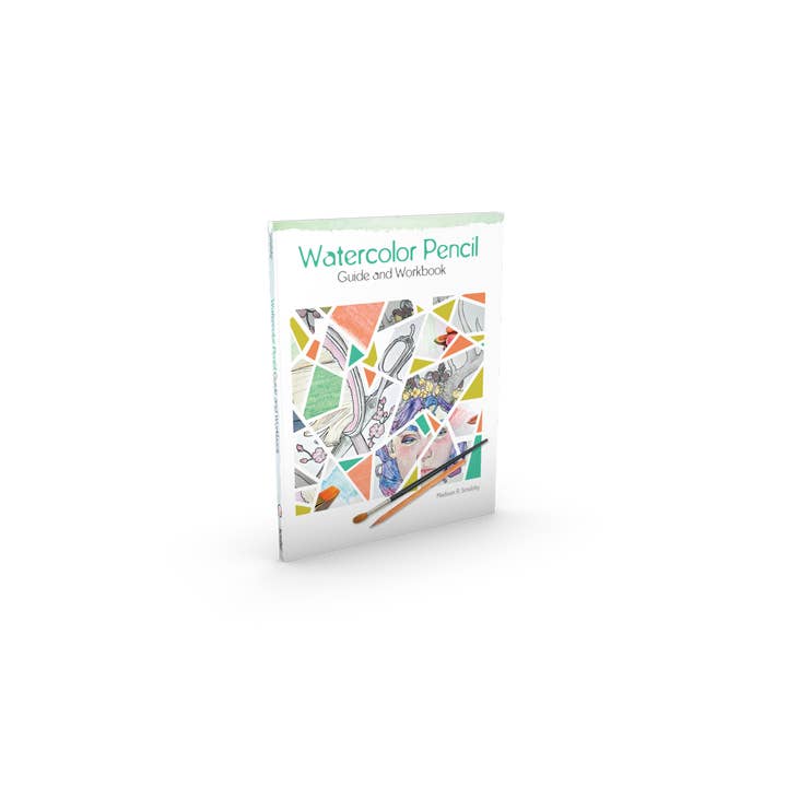 Schiffer Publishing - Wholesale Coloring & Activity Book - Adult - Watercolor Pencil Guide and Workbook1
