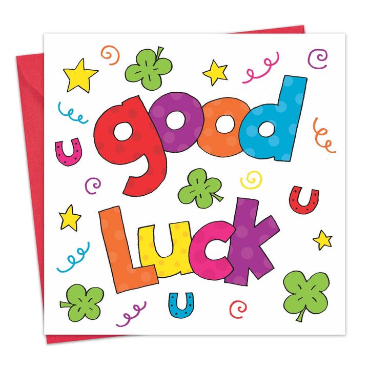 Good Luck Card for wholesale by Twizler Ltd