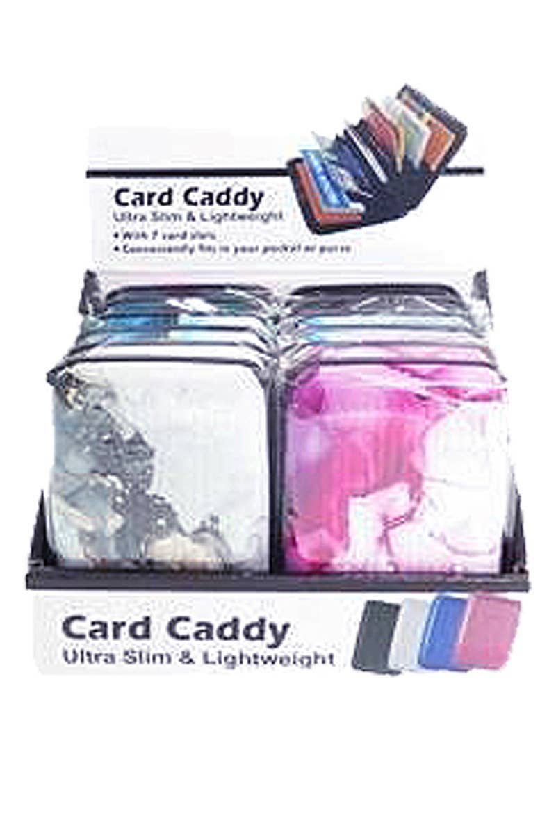 ASSORTED Galaxy Marble Glossed Card Safe Caddy Case for wholesale on Faire1