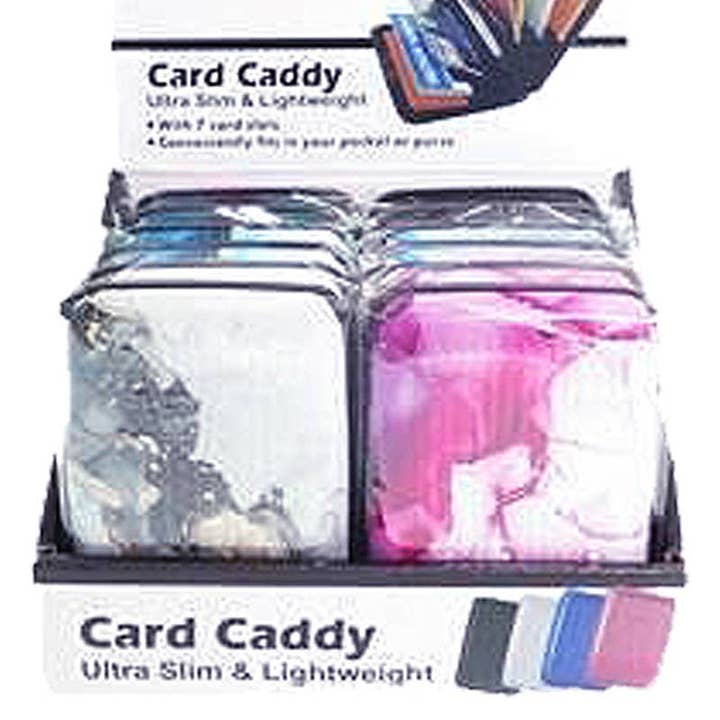 ASSORTED Galaxy Marble Glossed Card Safe Caddy Case for wholesale on Faire1