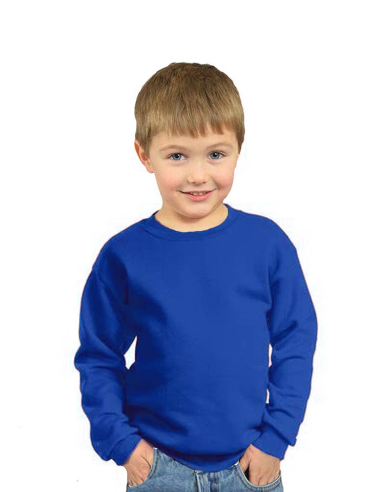 MONAG – wholesale Sweatshirt - Barn – Spädbarn Unisex Barn Enfärgade Tröjor med Lång Ärmar
