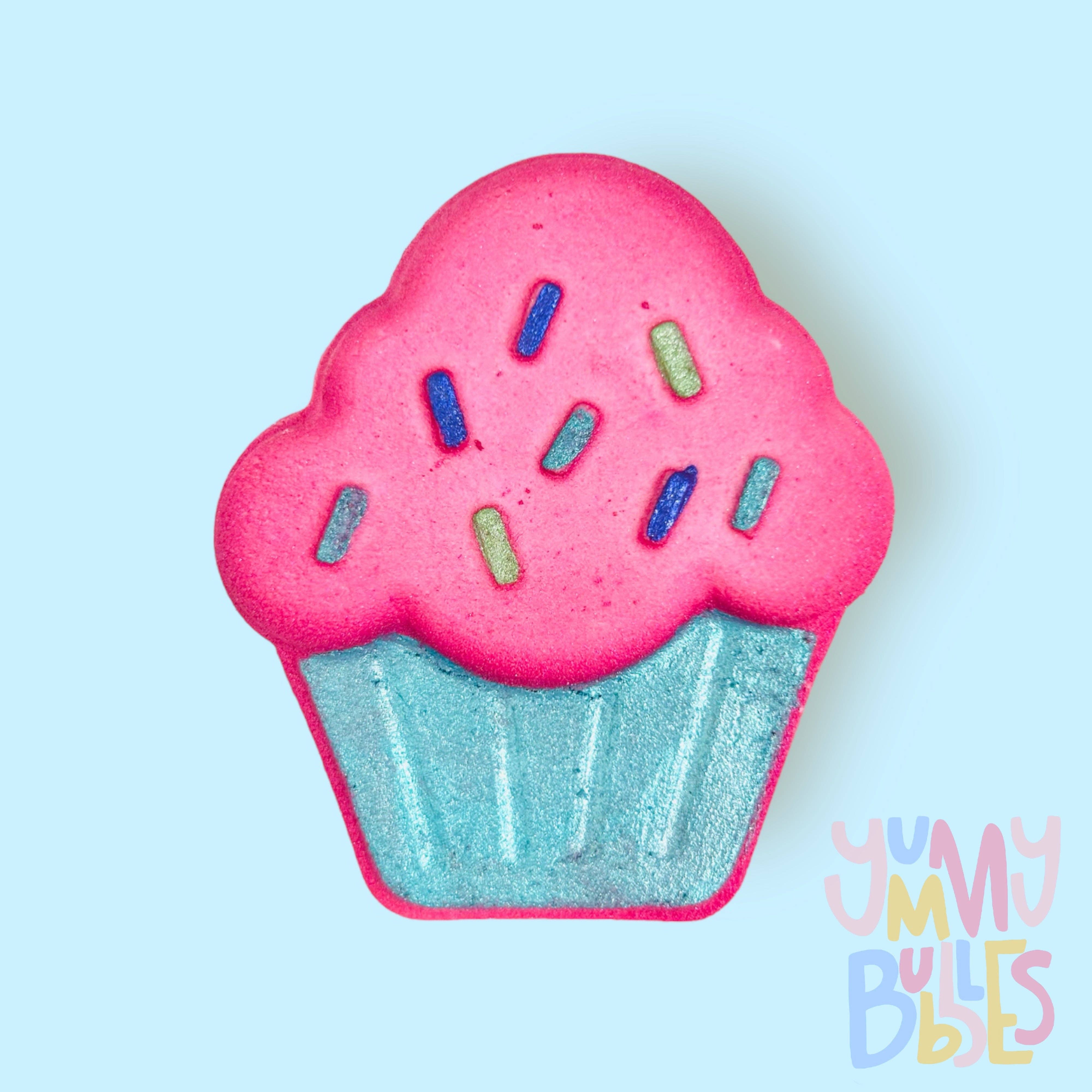 Yummy Bubbles - Wholesale Bath Bomb/Fizz - Bath Fizz - Cupcake Pink - 120 g
