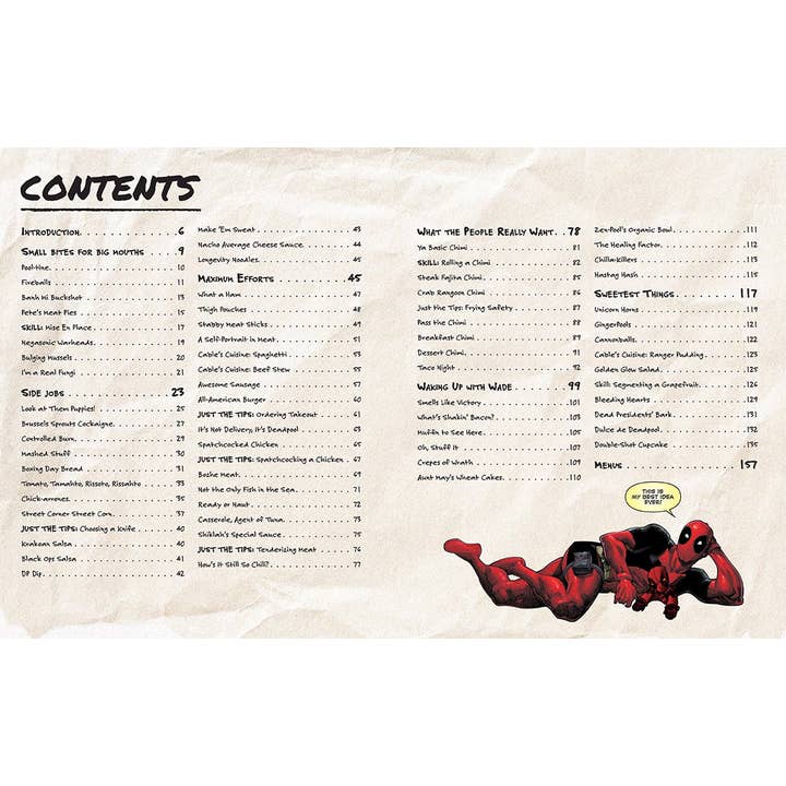 Insight Editions - #1 Pop Culture Publisher - Wholesale Cookbooks & Food - Marvel Comics: Cooking with Deadpool1
