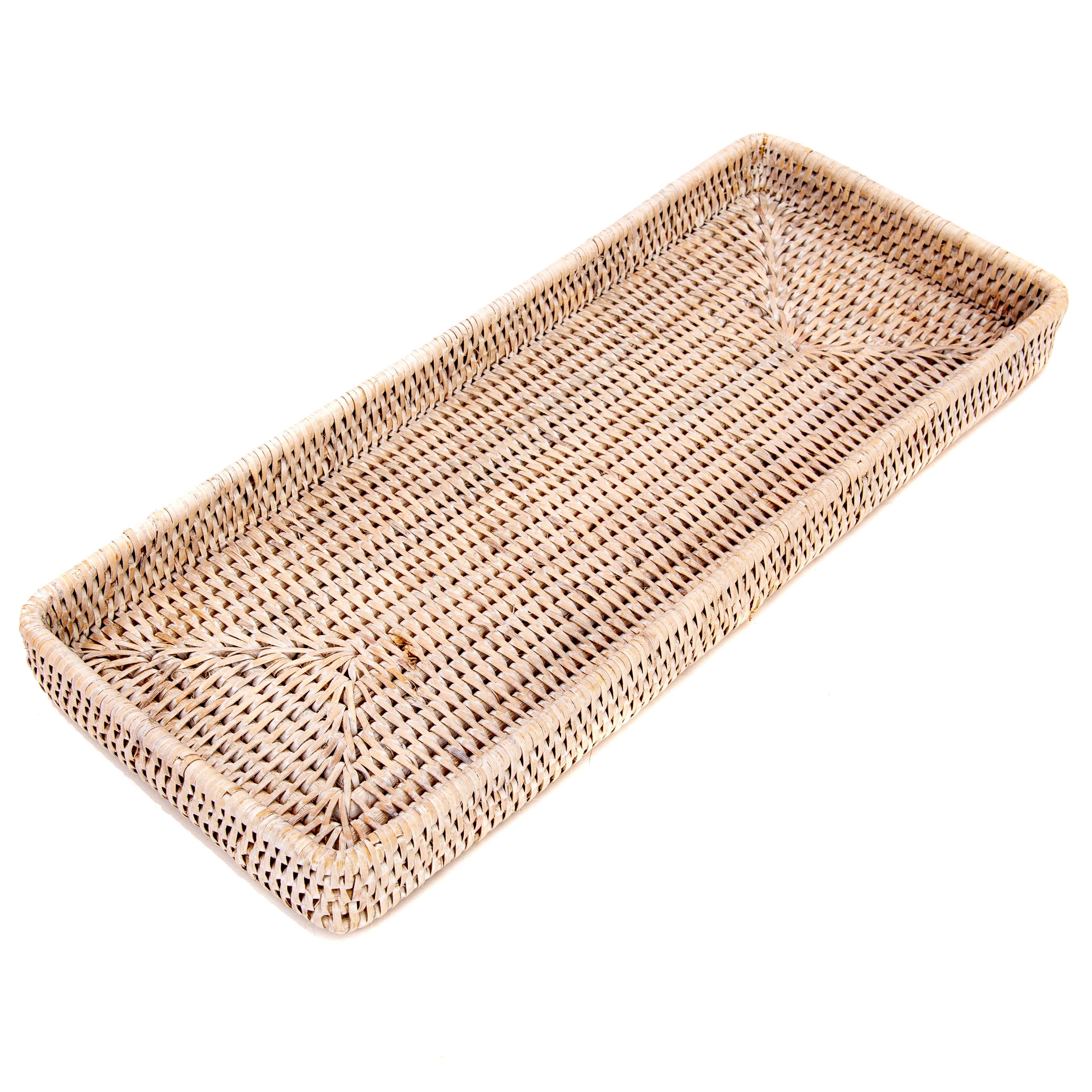 Artifacts Trading Company - Wholesale Decorative Tray - Rattan Rectangular Vanity Tray2