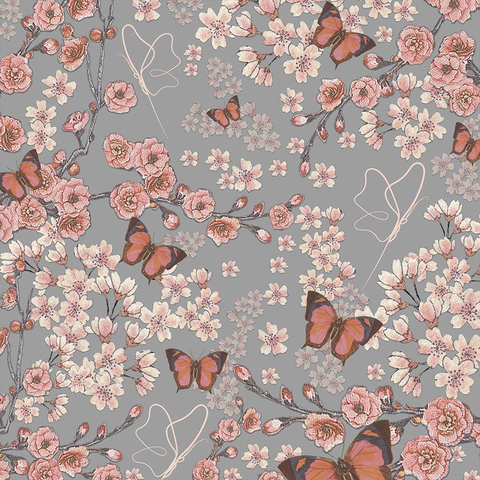 FST le french studio - Wholesale Scarf - Women's - Modal square 90x90cm printed LICHEN0