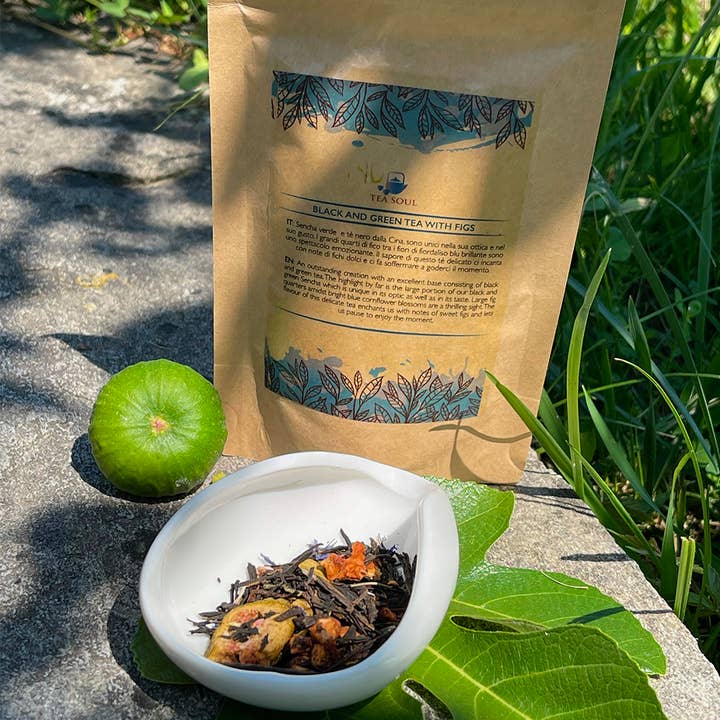 Tea soul - Wholesale Loose Tea - Blend of Black and Green Tea with Fig 50g