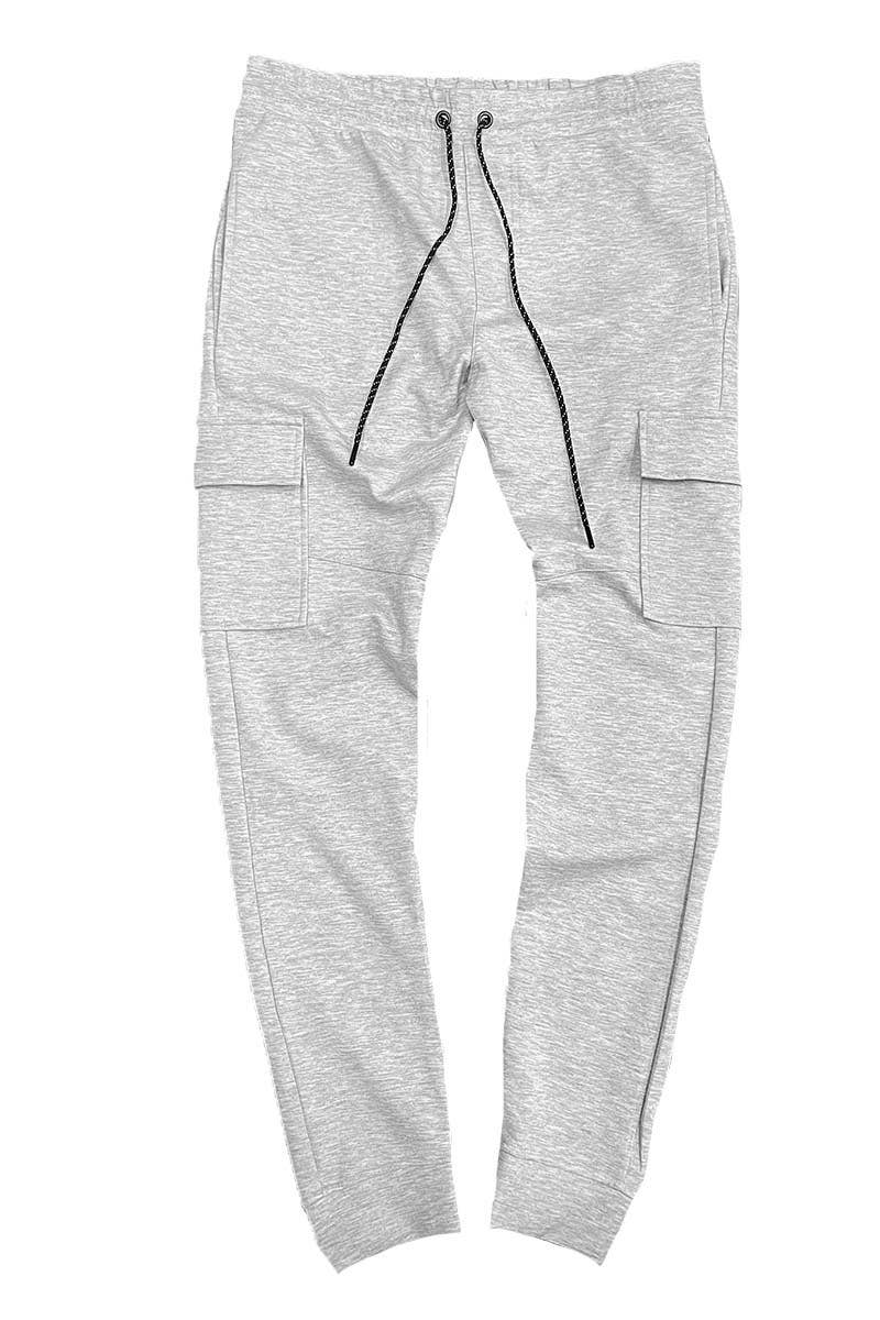 WEIV - Wholesale Athletic Sweatpants/Joggers - Men's - Cotton Polyester Blend Cargo Jogger Sweat Pant3