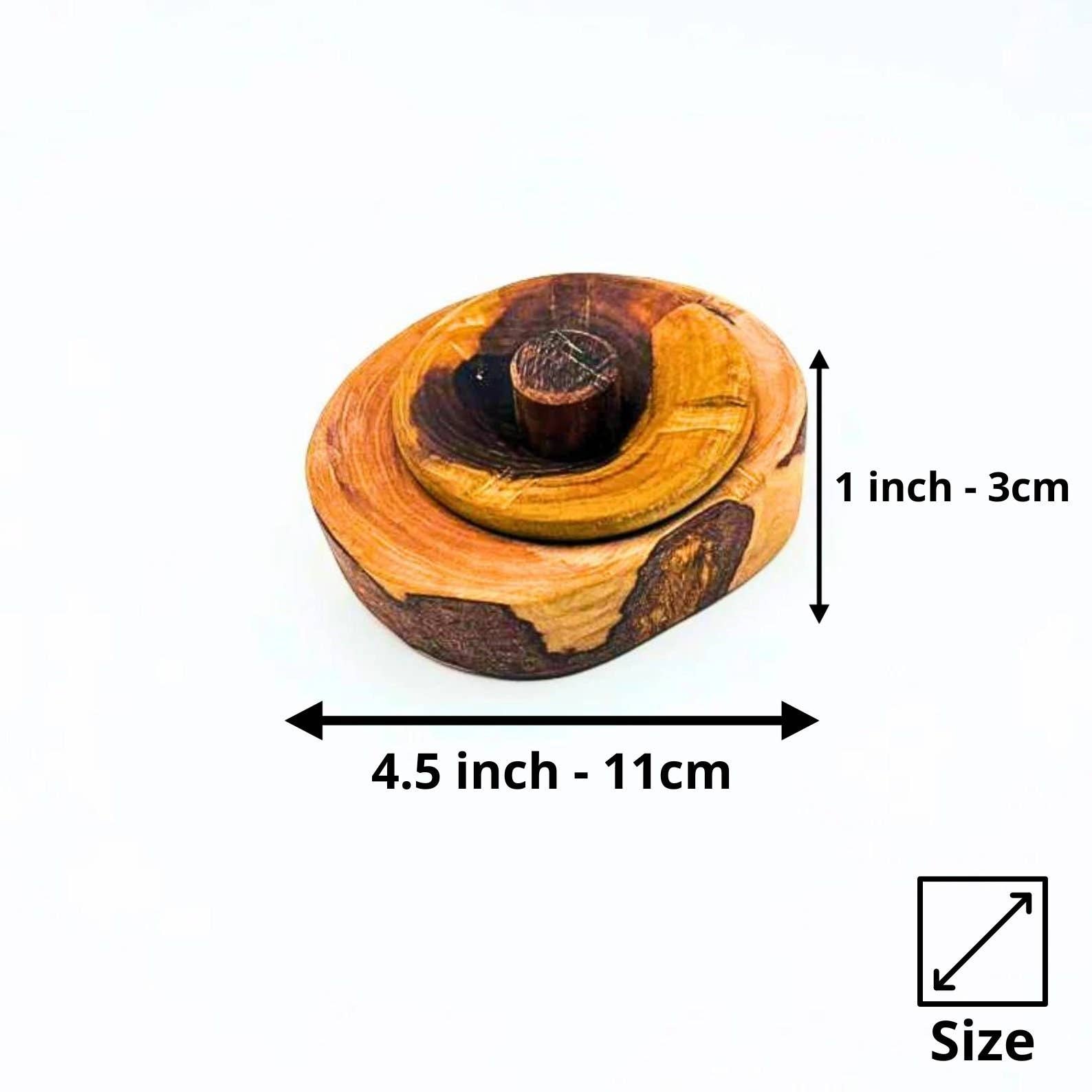 Bearthy - Wholesale Ashtray - Handmade Olive Wood Cigar & Cigarette Ashtray Wedding Gift1