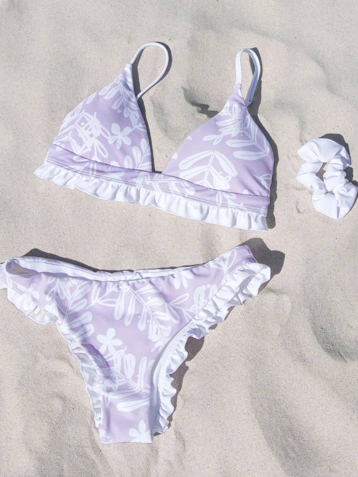 Ete Swimwear - Vendita all'ingrosso Top bikini - Donna - Luana Bikini Top - Lillà Floreale0