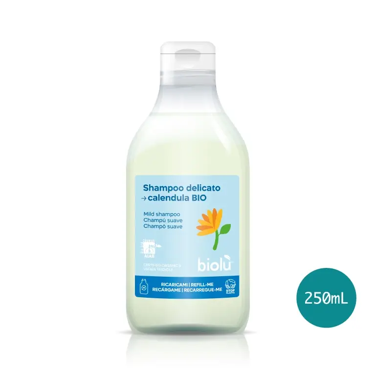 NIVEL SRL SOCIETÀ BENEFIT - Wholesale Hair Shampoo - Biolù Cosmetics - Organic Calendula Shampoo 250mL0