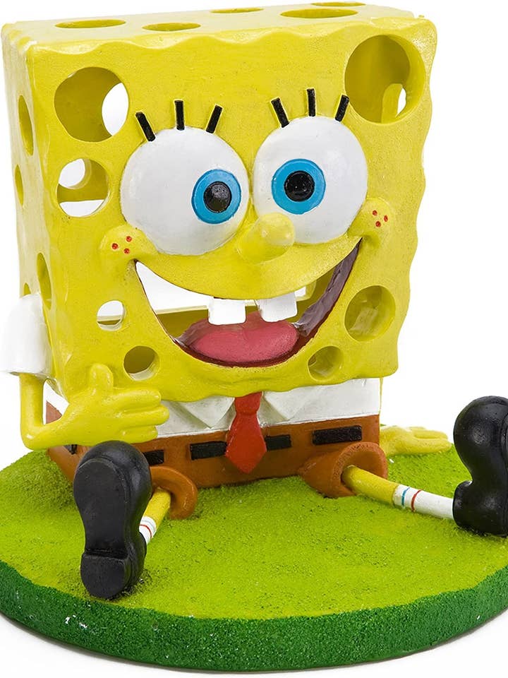 5"H SpongeBob w/ Swim Through Holes for wholesale by Penn-Plax