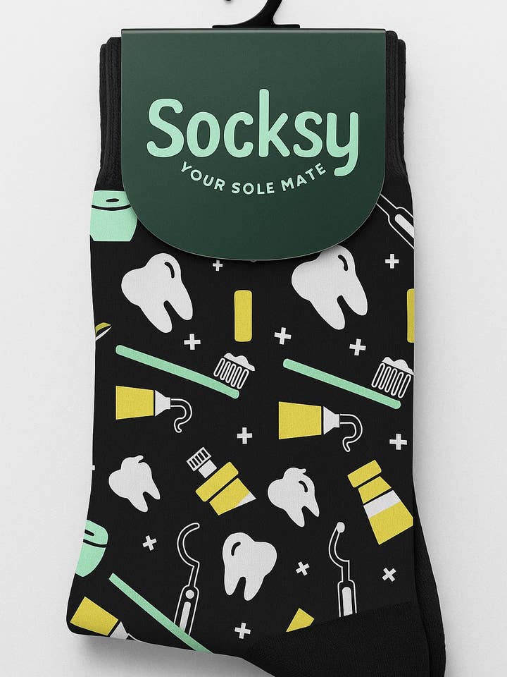 Dentist Organic Cotton Socks for wholesale by Socksy