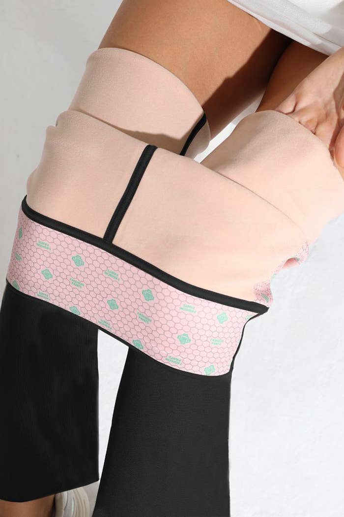 Color 5 - Wholesale Pants - Women's - Fur lined faja waist control butt lifting warm flare pants 2