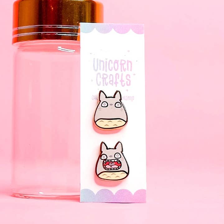 Unicorn Crafts – Großhandel Ohrstecker – Totoro-Ohrring0