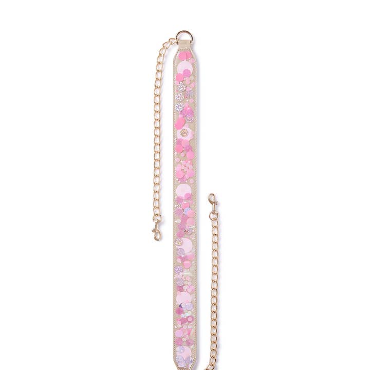 Packed Party - Wholesale Bag Strap - Women's - PINK PARTY ADJUSTABLE CONFETTI BAG STRAP0