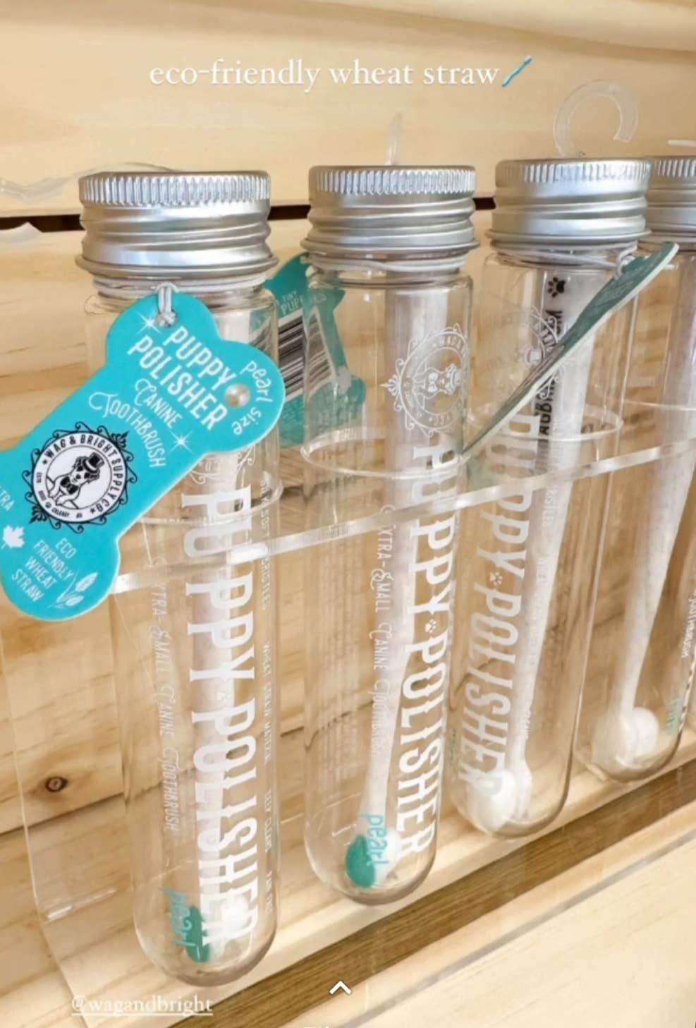 Wag & Bright Supply Co. – wholesale Pet grooming aid – Dog – Puppy Polisher Pearl Eco Toothbrush - (Extra Small)11